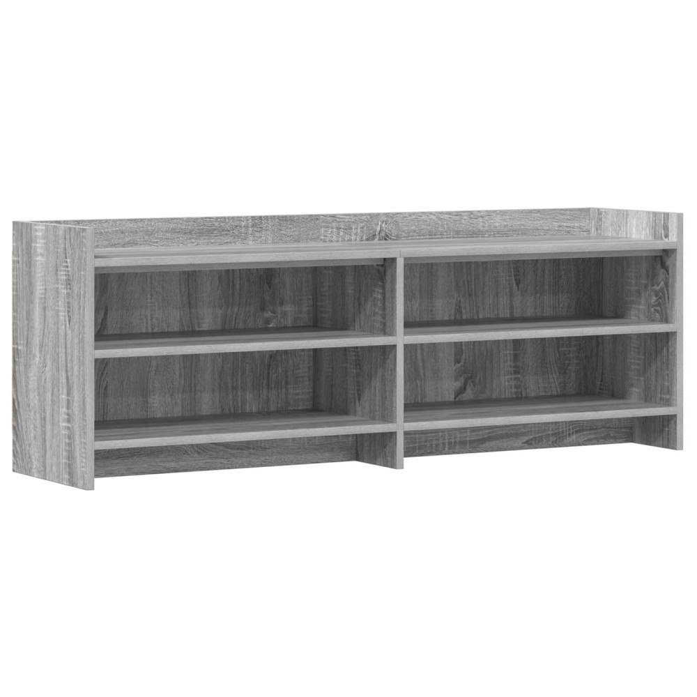 vidaXL TV-skåp 135 x 33 x 47 cm Grå Sonoma Konstruerat trä