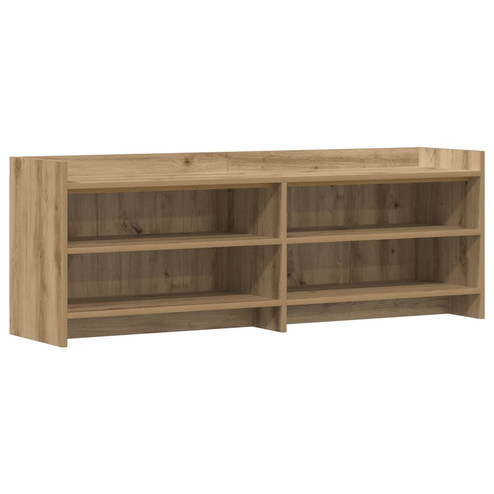 vidaXL TV-skåp 135 x 33 x 47 cm Artisan-ek Konstruerat trä
