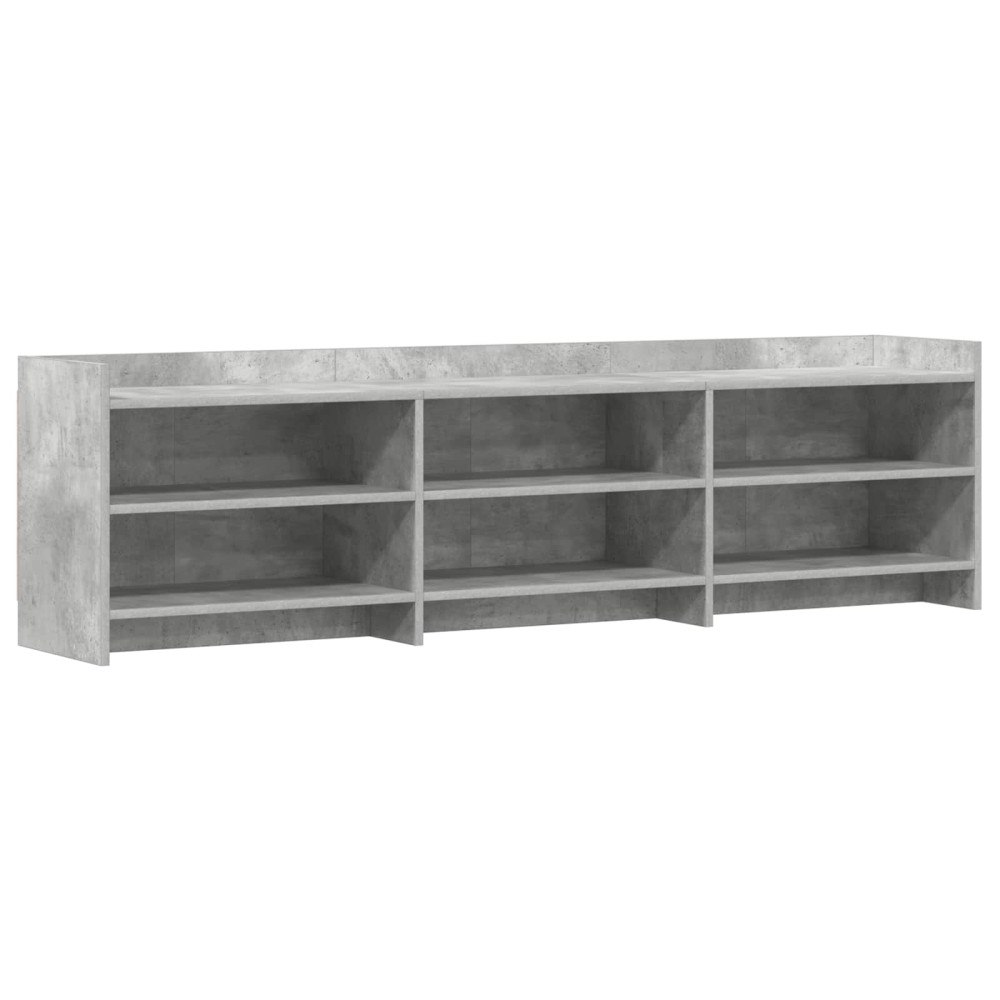 vidaXL TV-skåp 168 x 33 x 47 cm Betonggrå Konstruerat trä