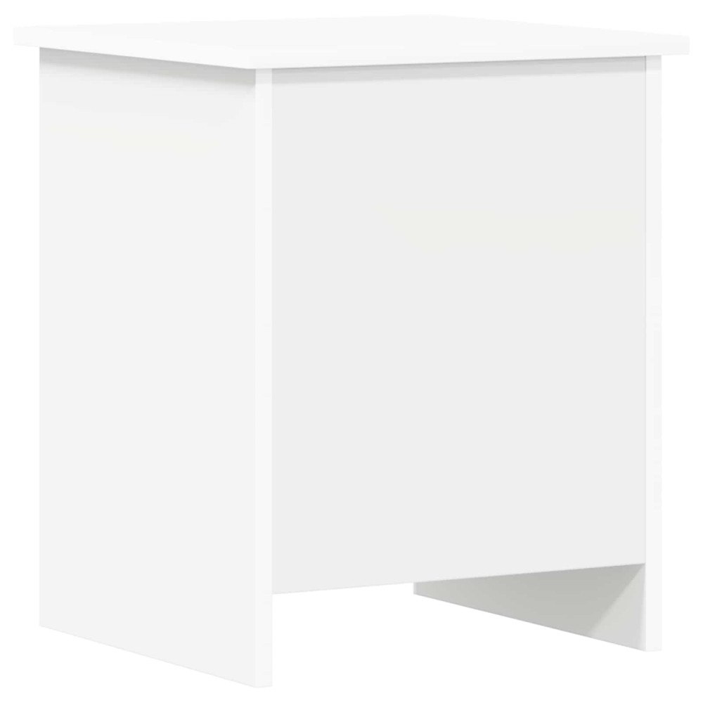 vidaXL Förvaringskista med lagring Vit 40 x 40 x 50 cm Konstruerat trä