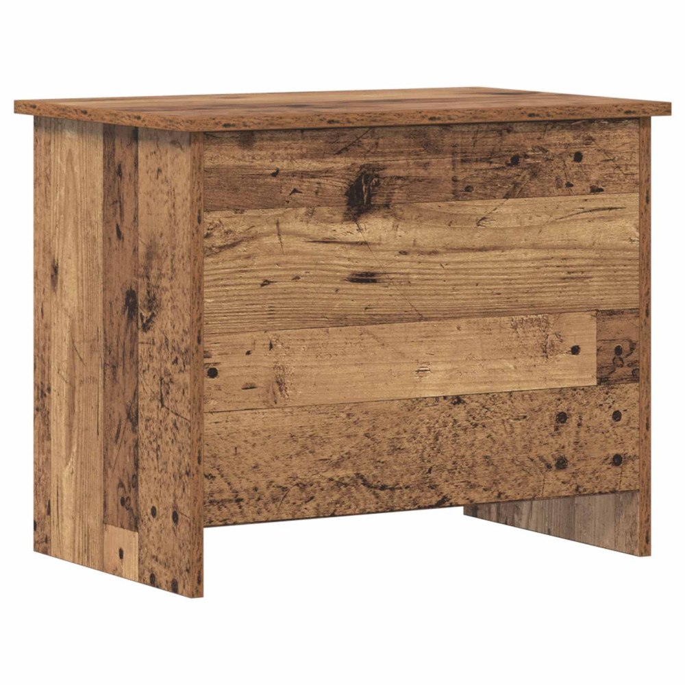 vidaXL Förvaringskista Gammalt trä 60 x 40 x 50 cm Konstruerat trä