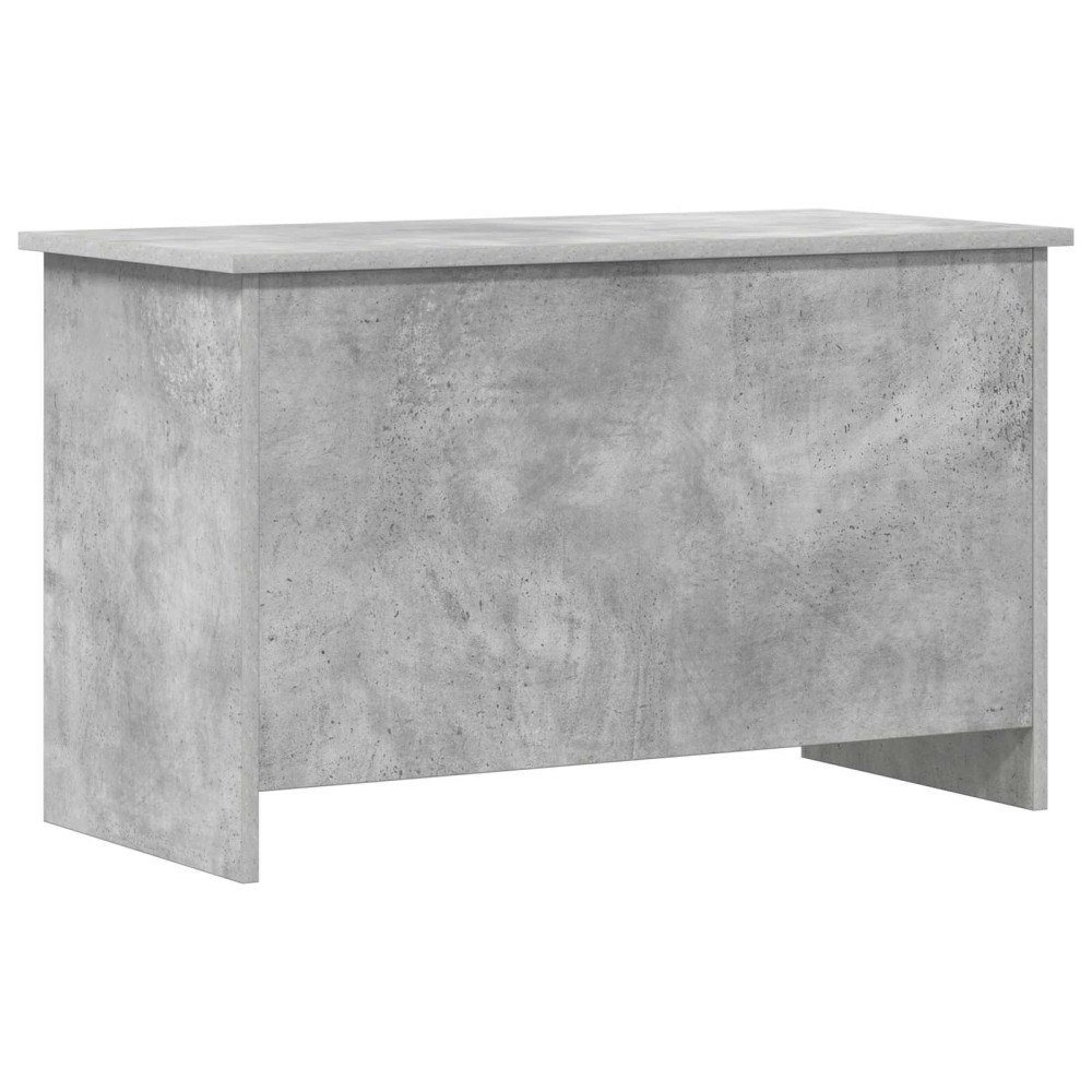 vidaXL Förvaringskista Betonggrå 80 x 40 x 50 cm Konstruerat trä