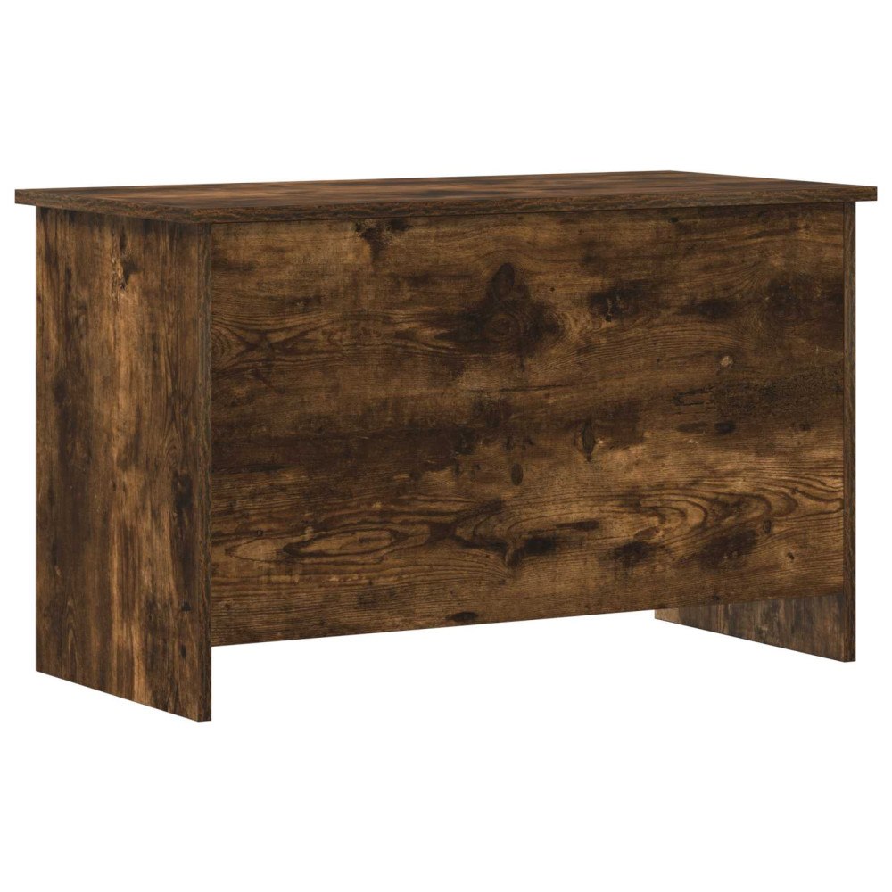 vidaXL Förvaringskista Rökt ek 80 x 40 x 50 cm Konstruerat trä