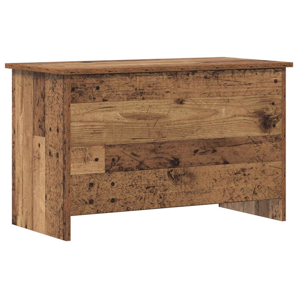 vidaXL Förvaringskista Gammalt trä 80 x 40 x 50 cm Konstruerat trä