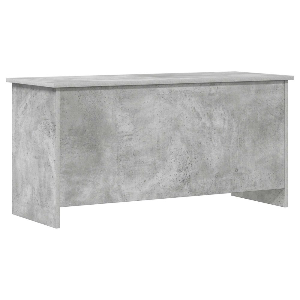 vidaXL Förvaringskista Betonggrå 100 x 40 x 50 cm Konstruerat trä