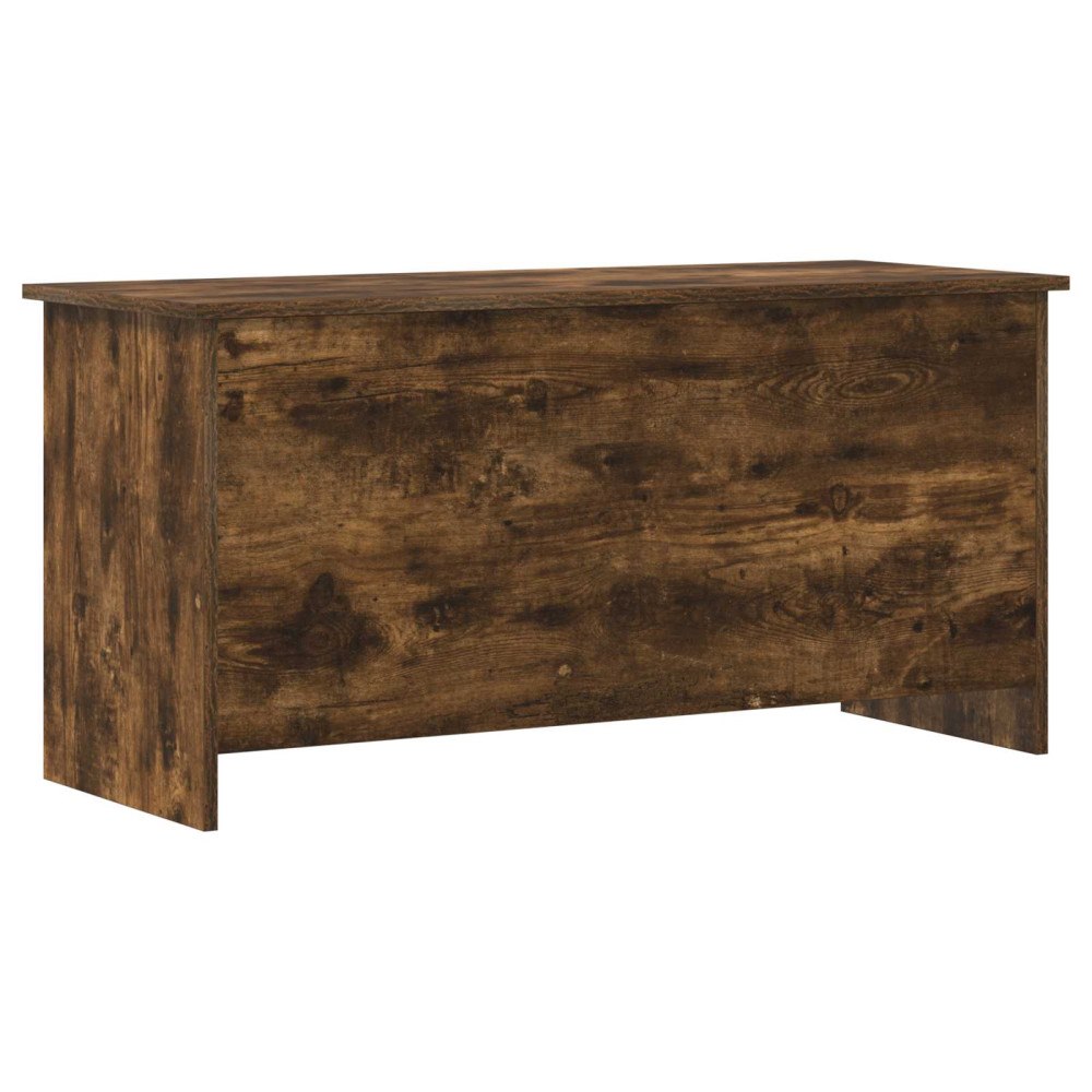 vidaXL Förvaringskista Rökt ek 100 x 40 x 50 cm Konstruerat trä