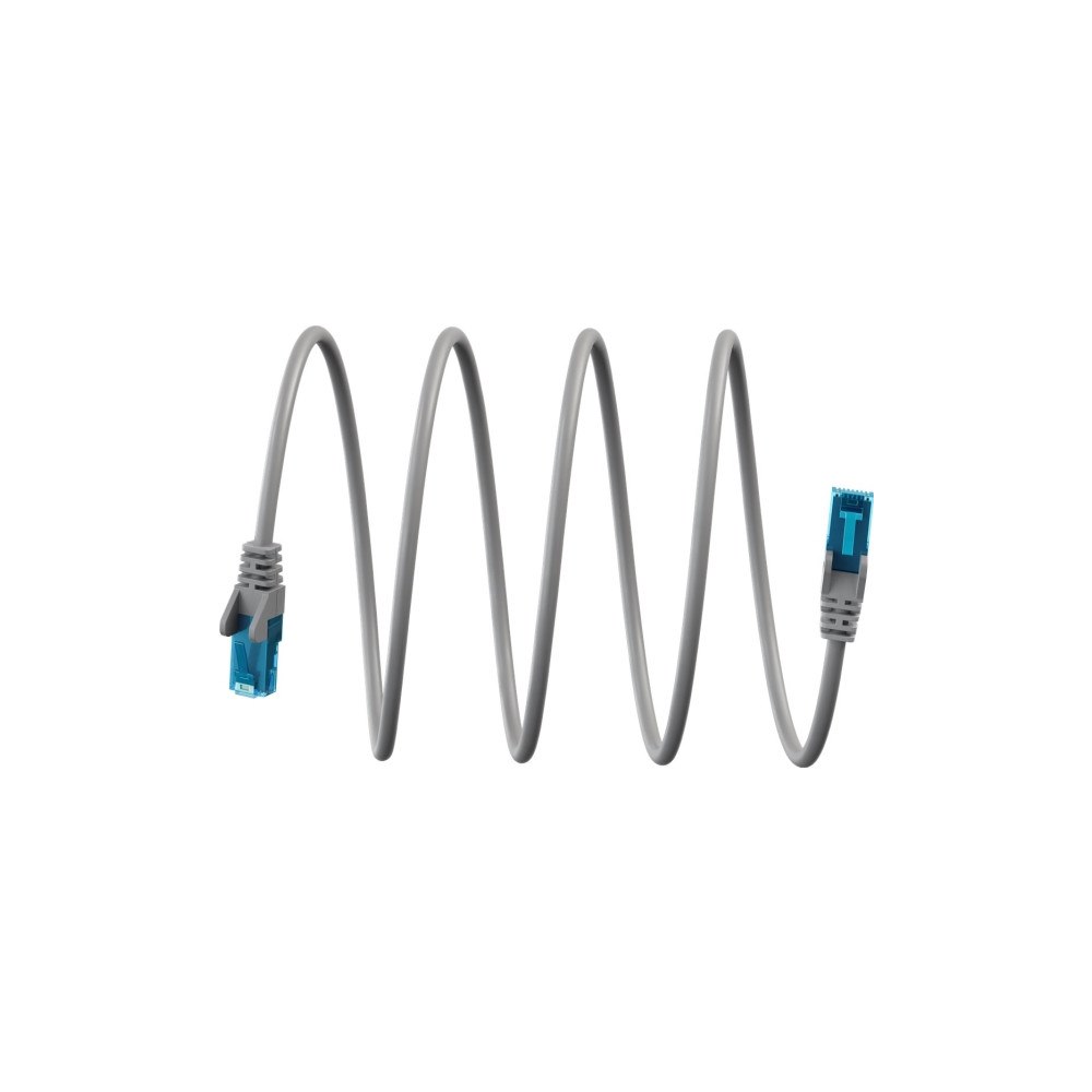 Goobay CAT 6A patchkabel U/UTP, grå, 5 m