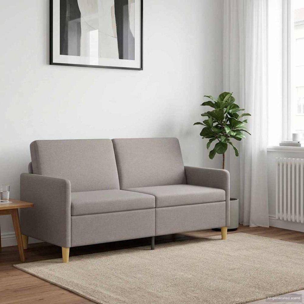 vidaXL Soffa med förvaring Taupe 172 x 78 x 87 cm Polyester