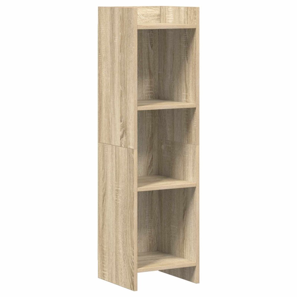 vidaXL Bokhylla Sonoma-ek 30 x 30 x 111 cm Konstruerat trä
