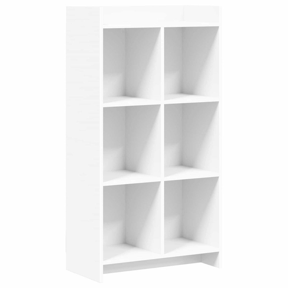 vidaXL Bokhylla Vit 59 x 30 x 111 cm Konstruerat trä
