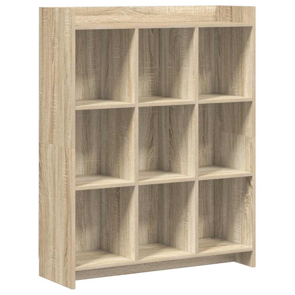 vidaXL Bokhylla Sonoma-ek 87,5 x 30 x 111 cm Konstruerat trä