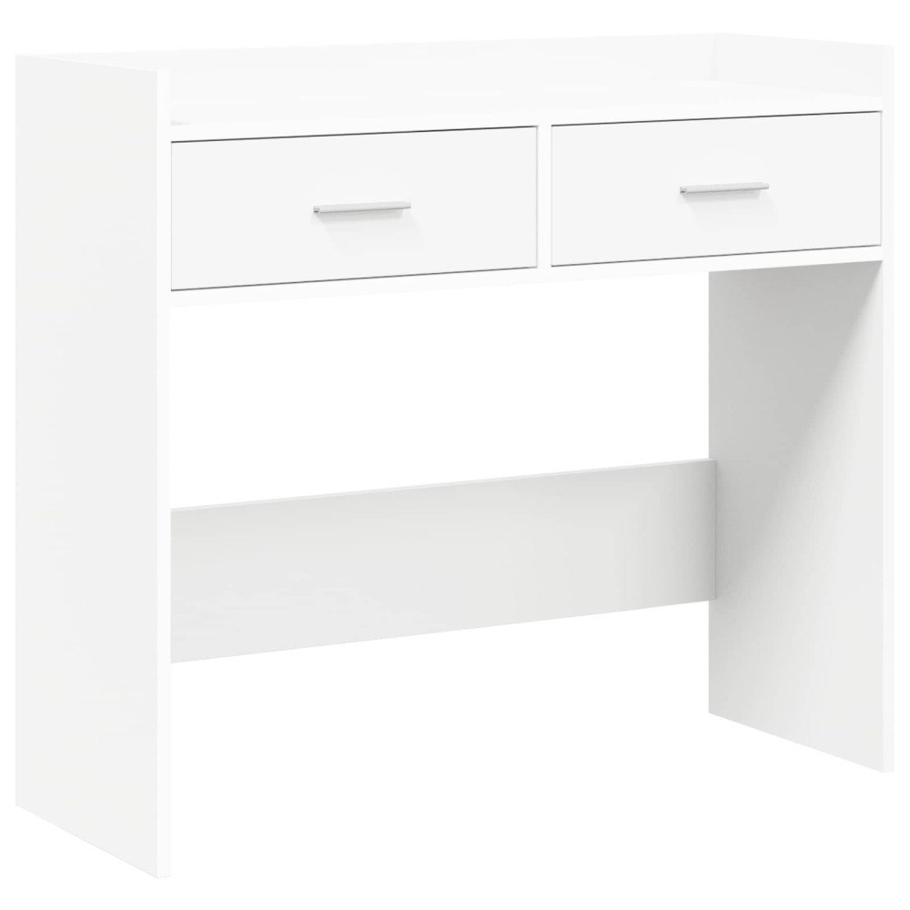 vidaXL Konsolbord Vit 90 x 35 x 80 cm Konstruerat trä