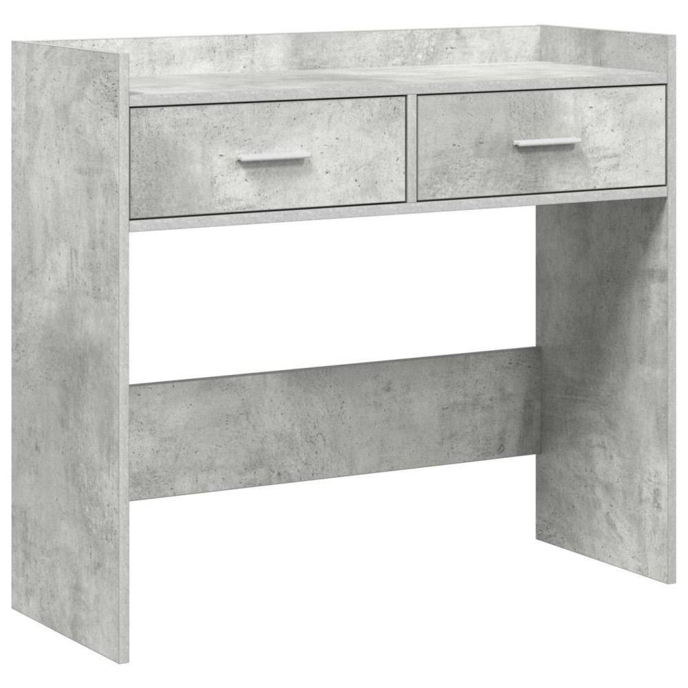 vidaXL Konsolbord Betonggrå 90 x 35 x 80 cm Konstruerat trä