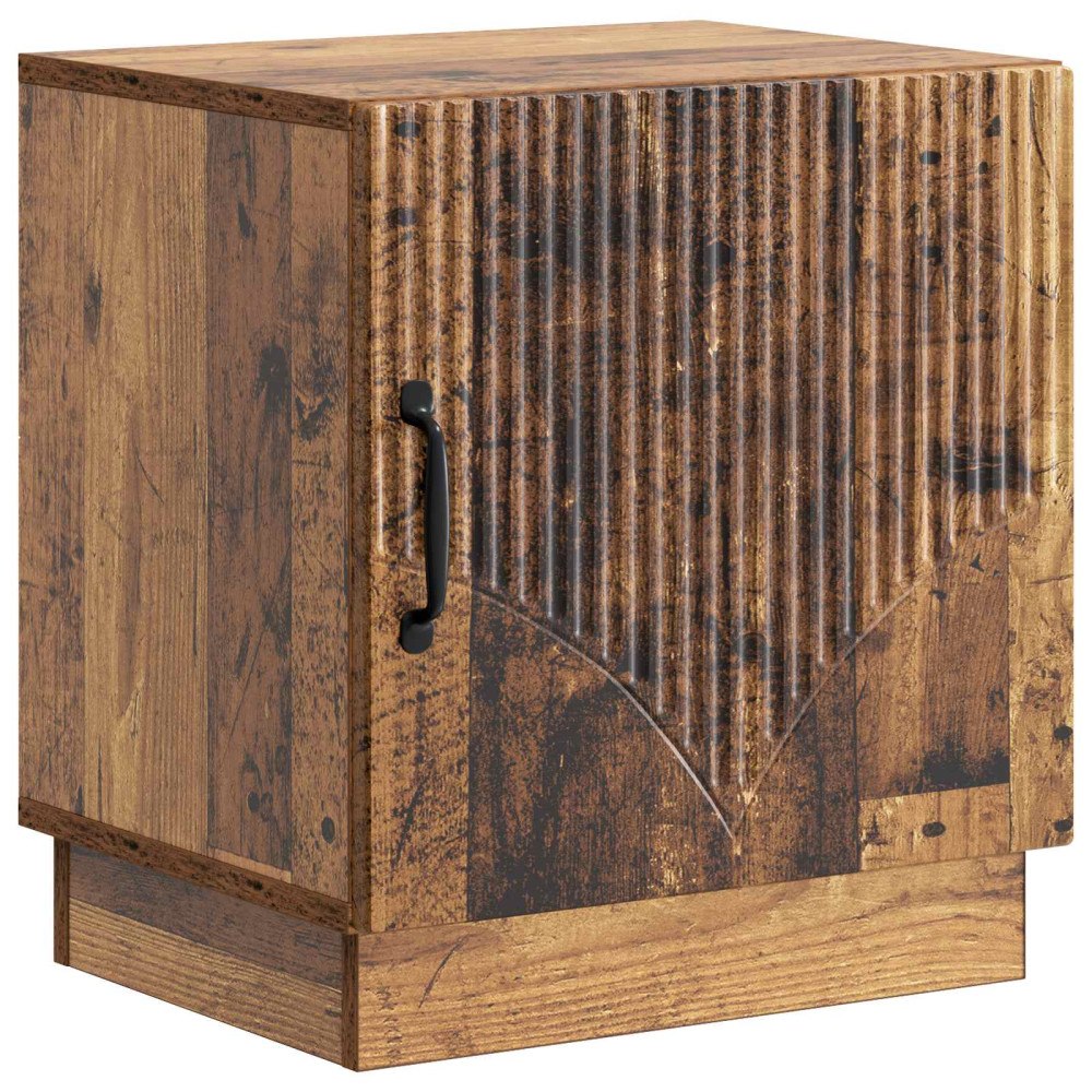 vidaXL Sängbord Gammalt trä 43 x 34,5 x 47 cm Konstruerat trä