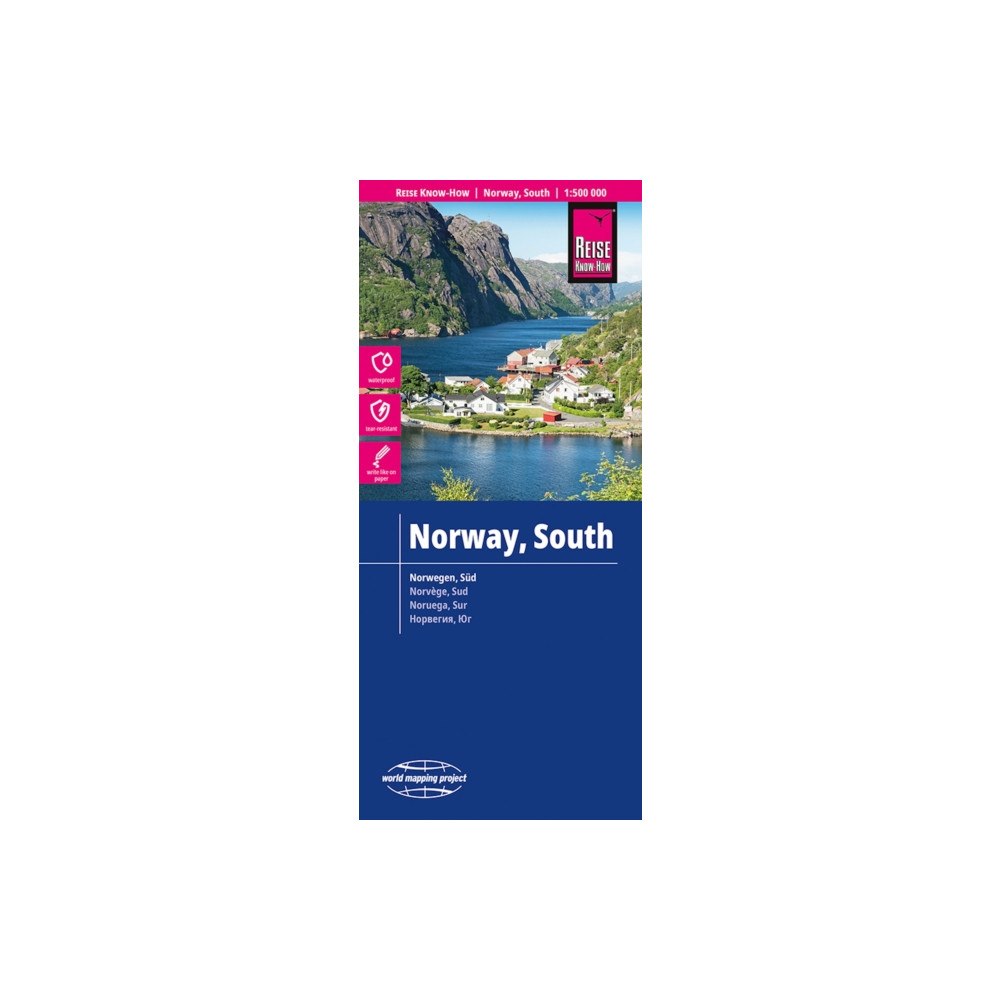 Reise Know-How Verlag Peter Rump GmbH Norway, South (1:500.000)