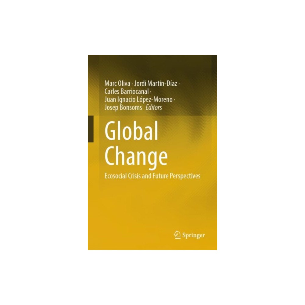 Springer International Publishing AG Global Change (inbunden, eng)