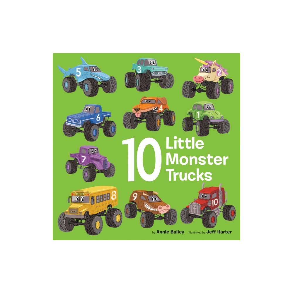 Random House USA Inc 10 Little Monster Trucks (bok, board book, eng)