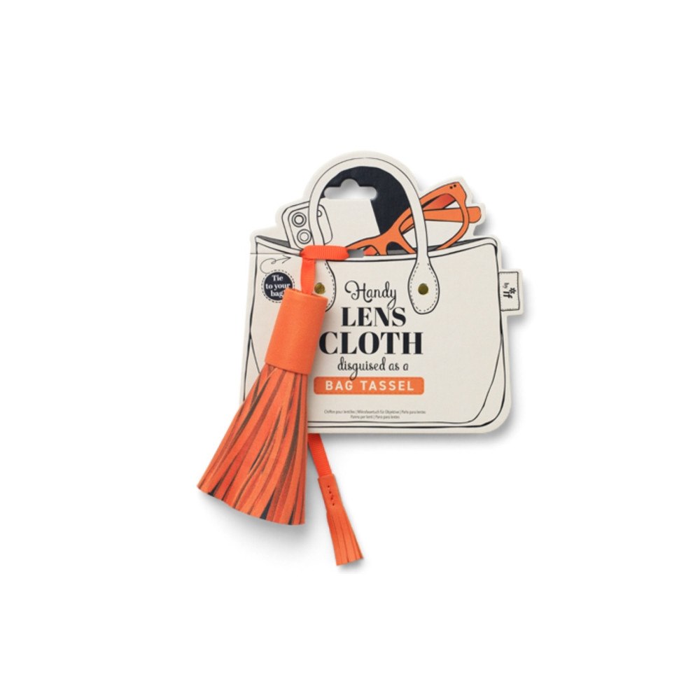 That Company Called If Bag Tassel Lens Cloths - Orange