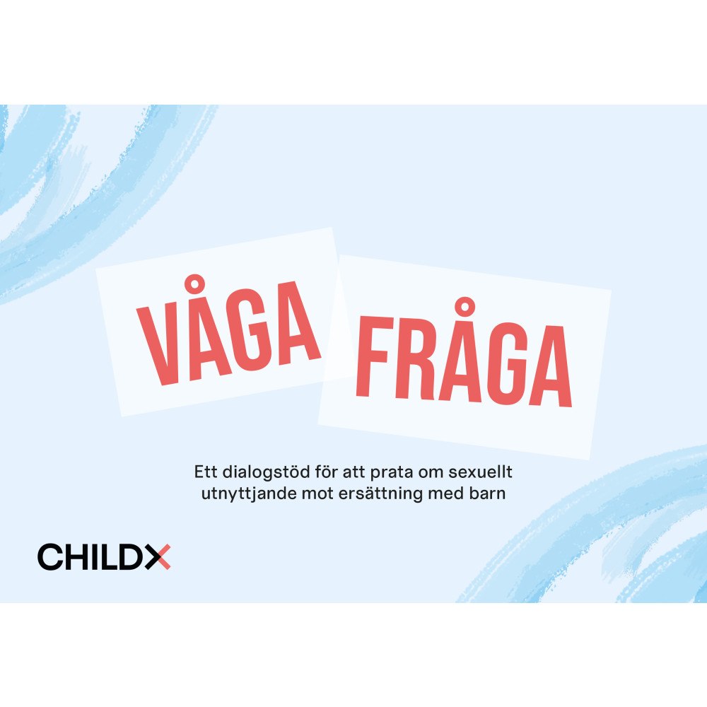 ChildX Våga fråga : Ett dialogstöd för att prata om sexuellt utnyttjande mot ersättning med barn (bok, spiral)