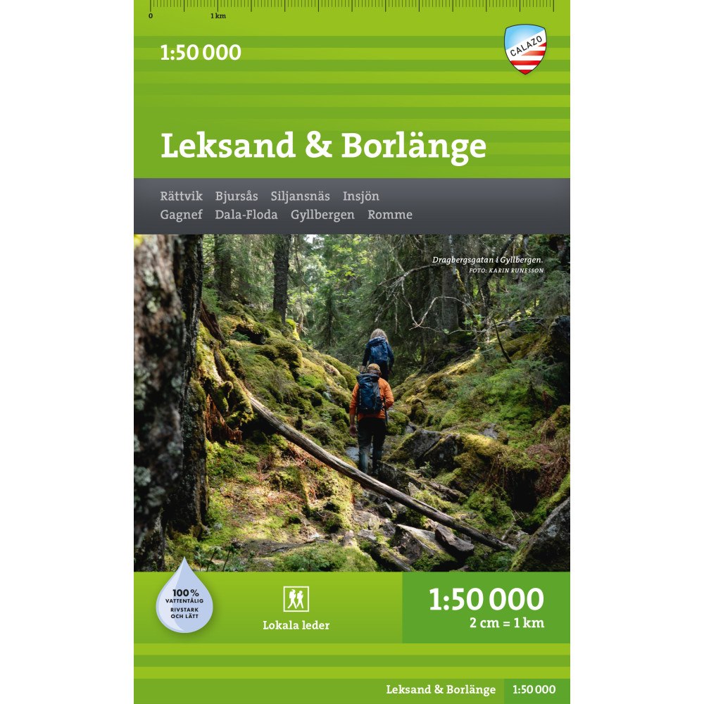 Calazo Förlag Leksand Borlänge 1:50.000