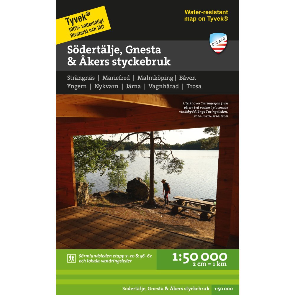 Calazo Förlag Södertälje, Gnesta & Åkers styckebruk 1:50.000