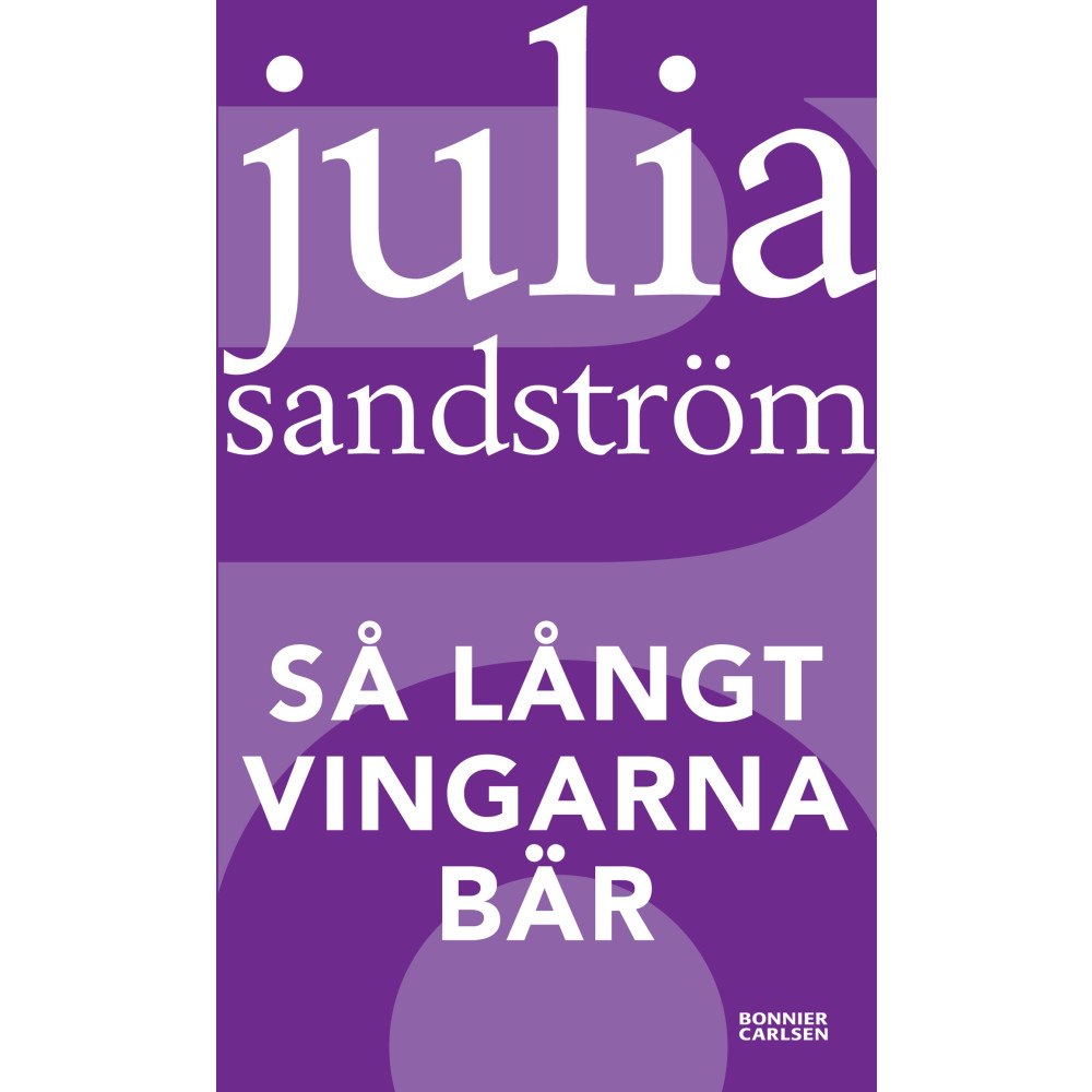 Julia Sandström Så långt vingarna bär (häftad)