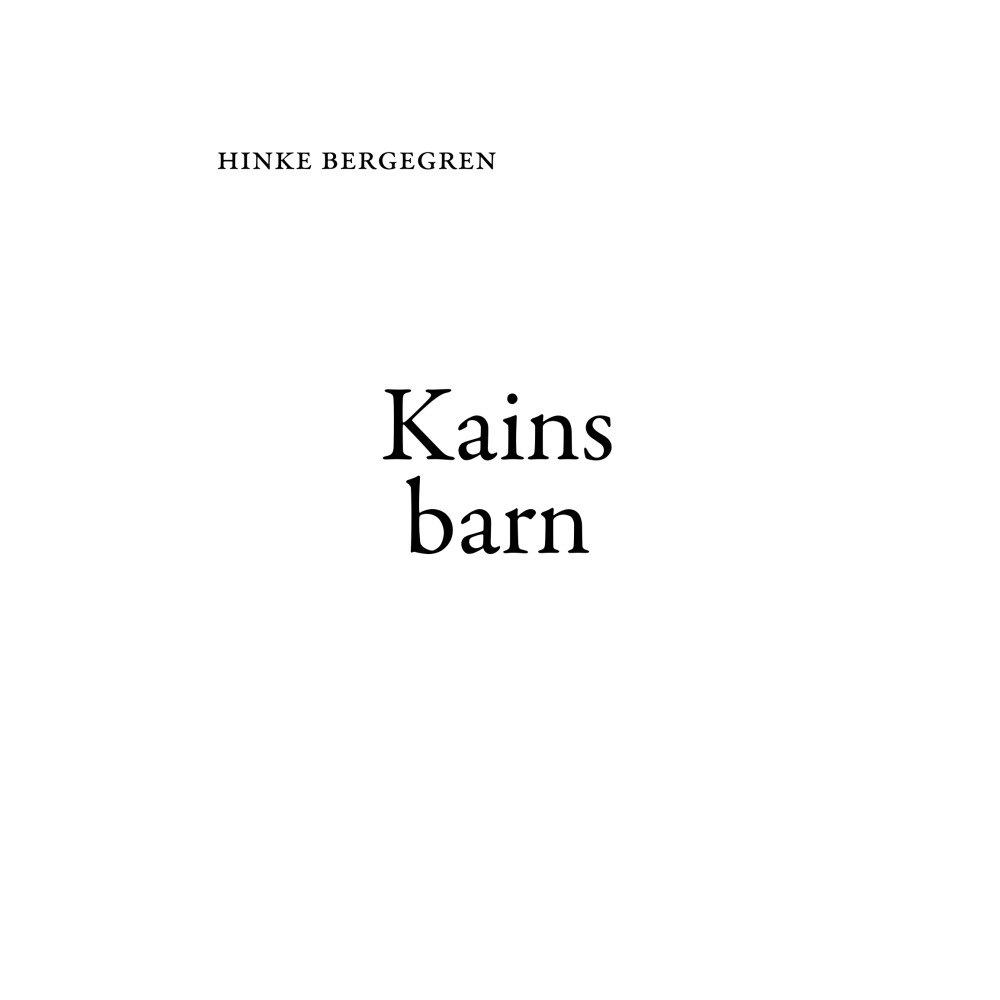 Hinke Bergegren Kains barn (häftad)