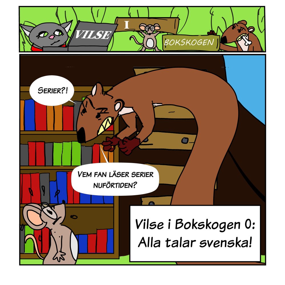 Twin Engine Productions Vilse i Bokskogen : Alla talar svenska (häftad)