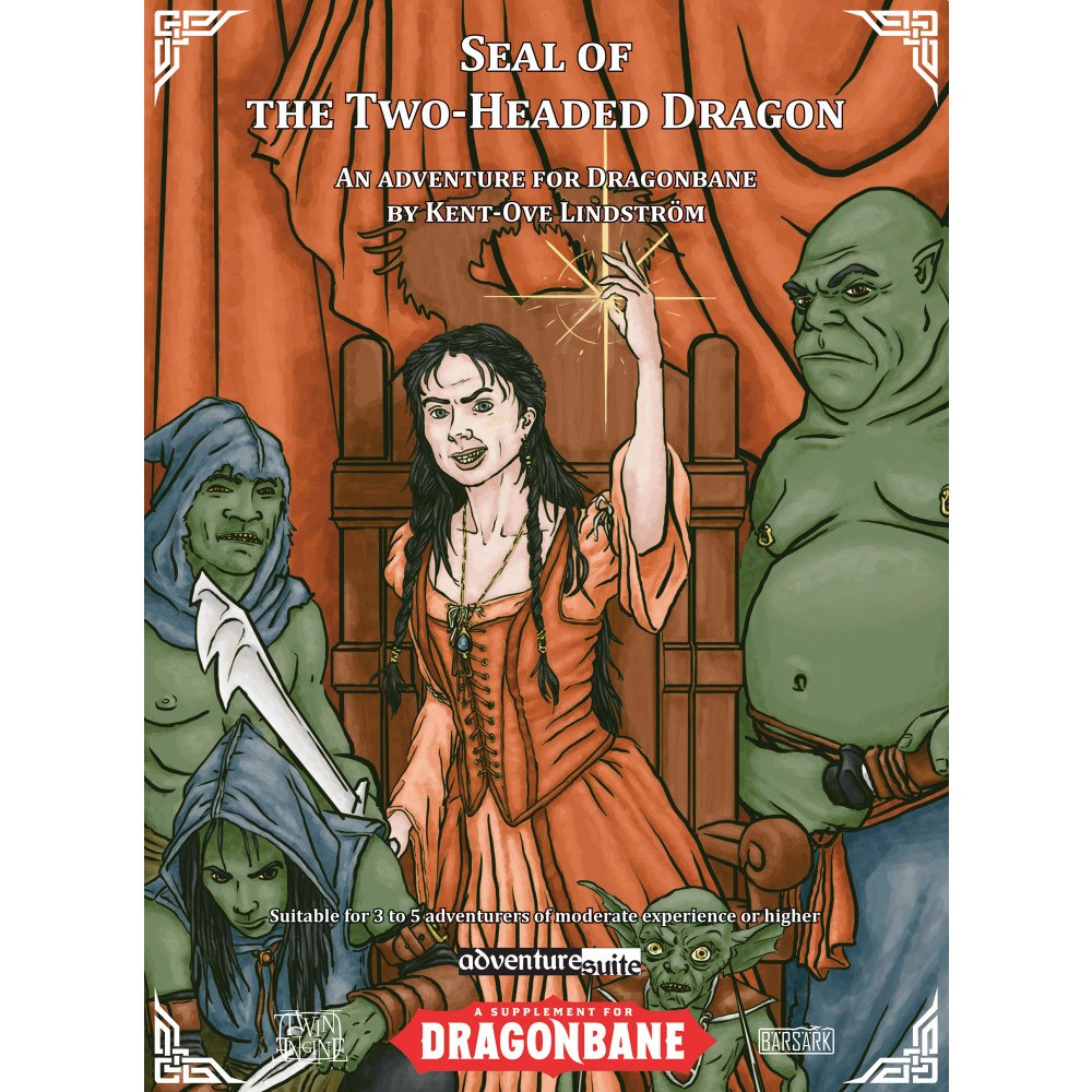 Twin Engine Productions Seal of the two-headed dragon : an adventure for dragonbane (häftad, eng)