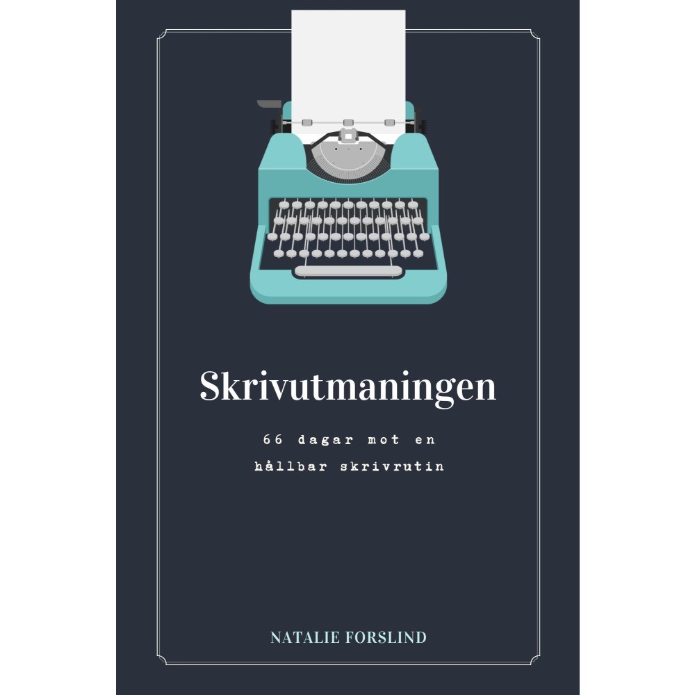Black Diary Books Skrivutmaningen : 66 dagar mot en hållbar skrivrutin (häftad)