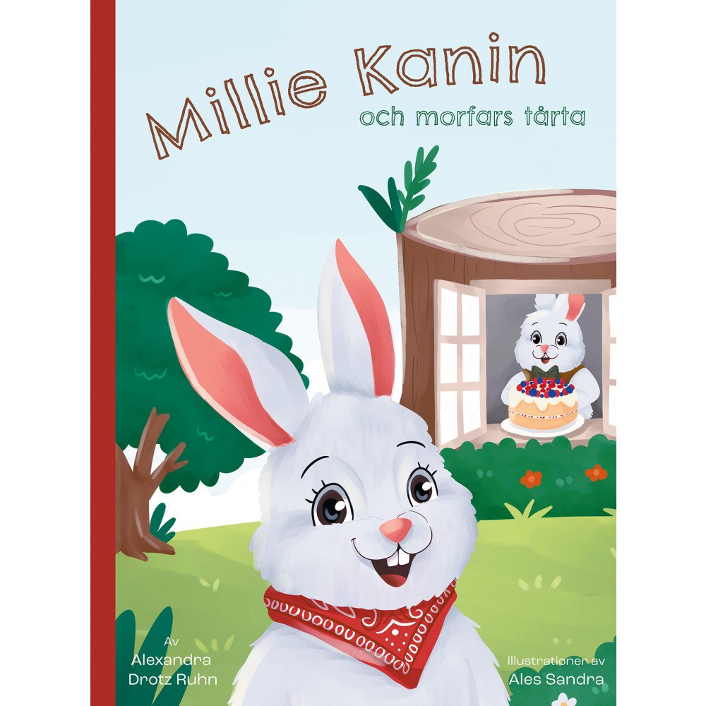 Sagobiten Millie Kanin och morfars tårta (inbunden)