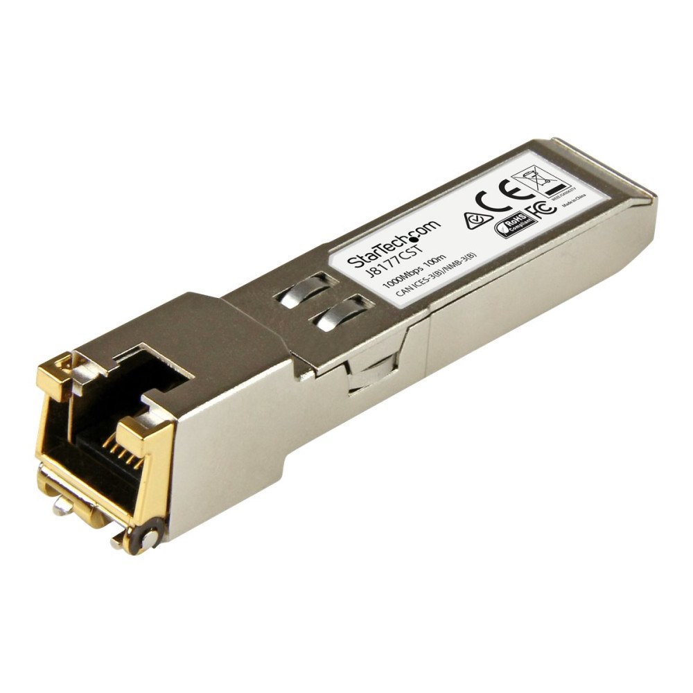 StarTech.com Startech HPE J8177C Compatible SFP Module, 1000BASE-T, SFP to RJ45 Cat6/Cat5e, 1GE Gigabit Ethernet SFP, RJ-45 (Copper)...
