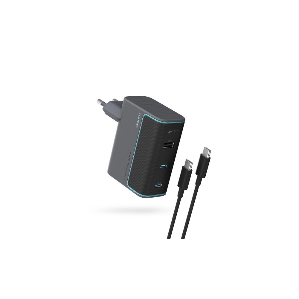 Usorteret Cuktech CUKAD1003EUG GaN 100W väggladdare 2 x USB-C 1 x USB-...