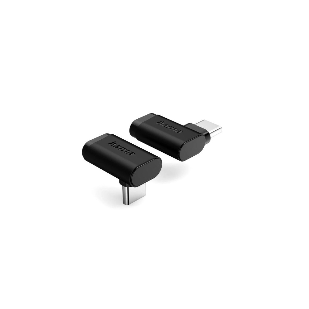 Hama Hama 00200359, USB, Svart, Hane/Hona, Vinklad, 2 styck, 105...