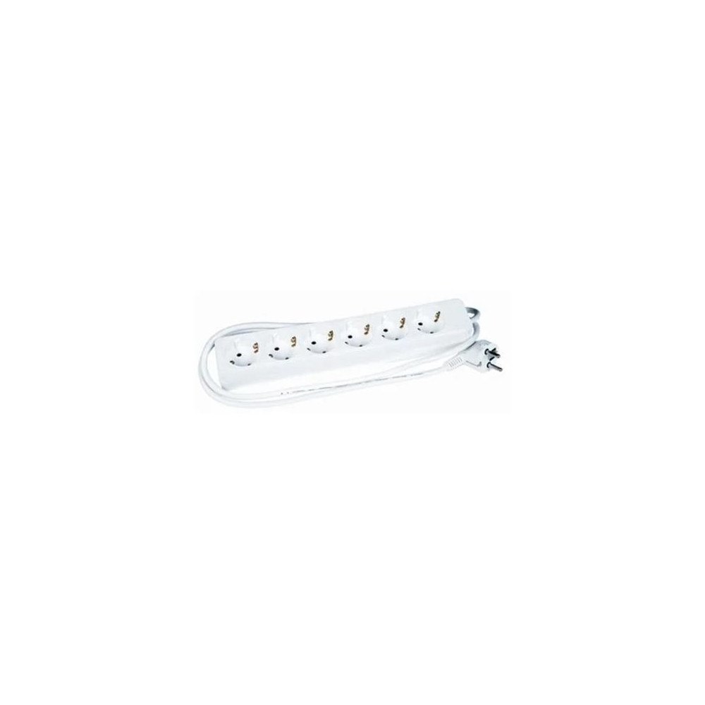 Solar Plus Vägguttag, 10A, Schuko 6 uttag, med jord, utan strömbrytare,...