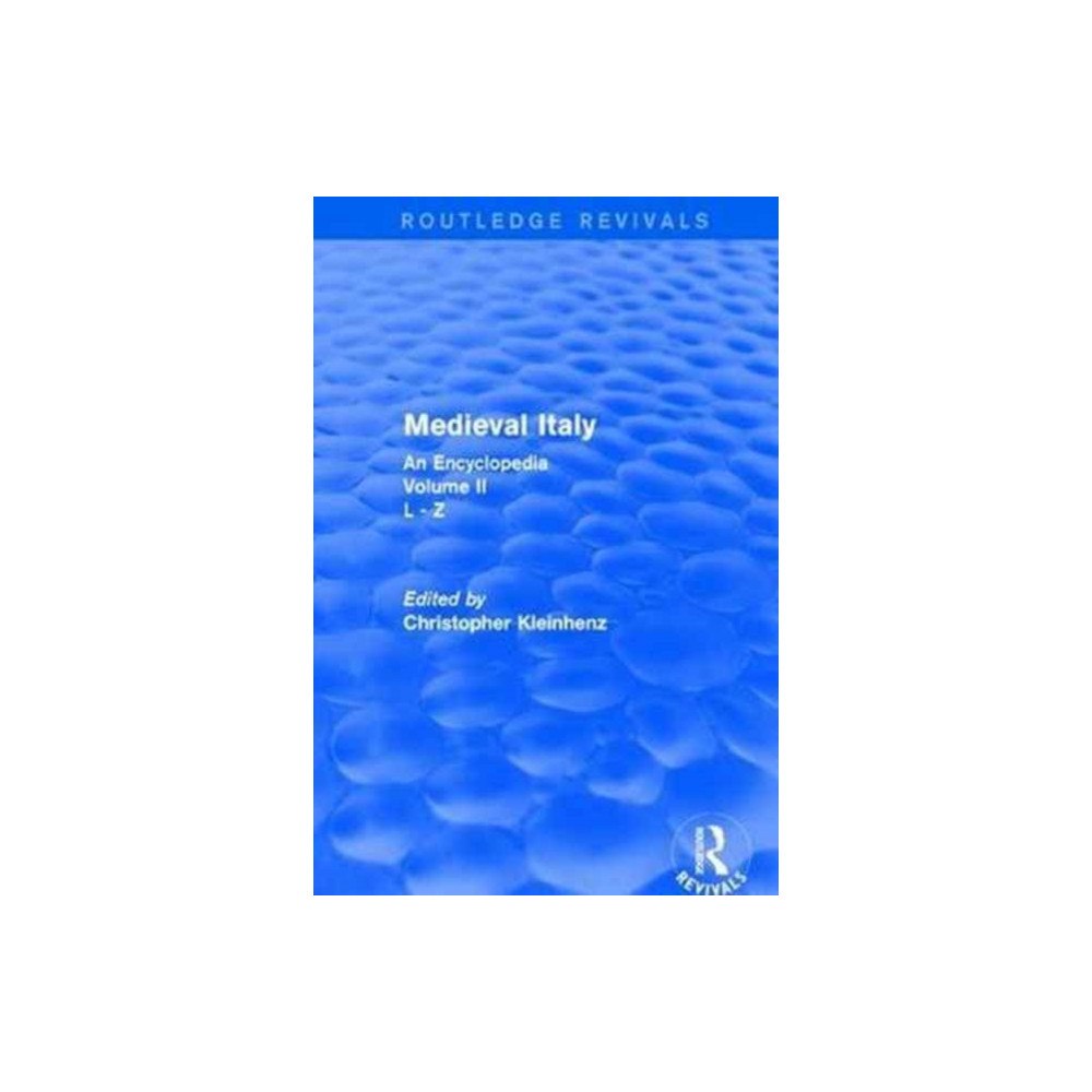 Taylor & francis ltd Routledge Revivals: Medieval Italy (2004) (inbunden, eng)
