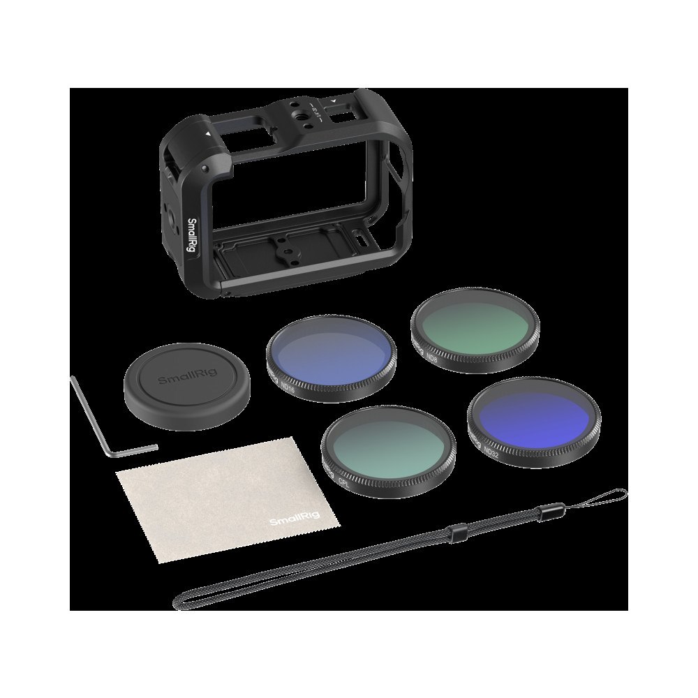 SMALLRIG SmallRig 6374 Advanced Camera Cage Kit with Filters for DJI Osmo Action 6