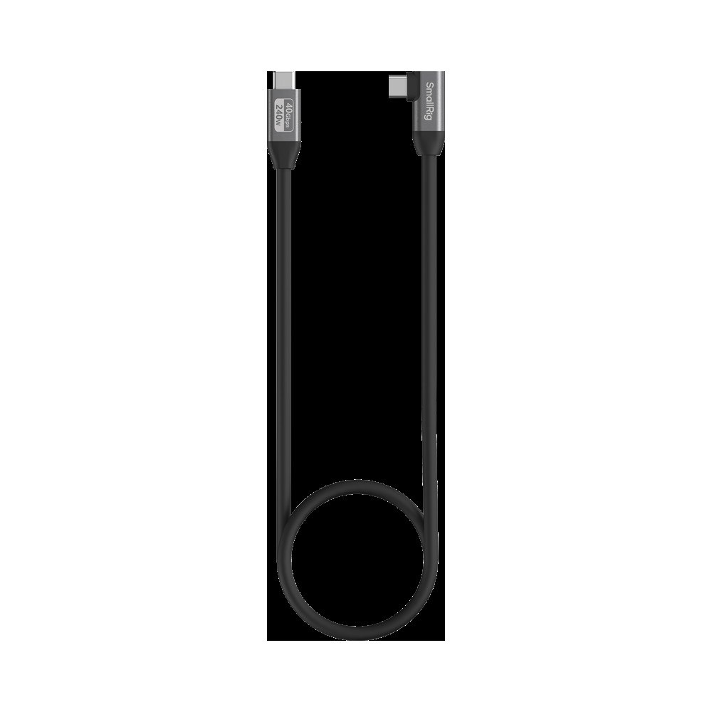 SMALLRIG SmallRig 5732 USB-C Data Cable (Straight to Angled) 100cm 40Gbps + 240W + 8K