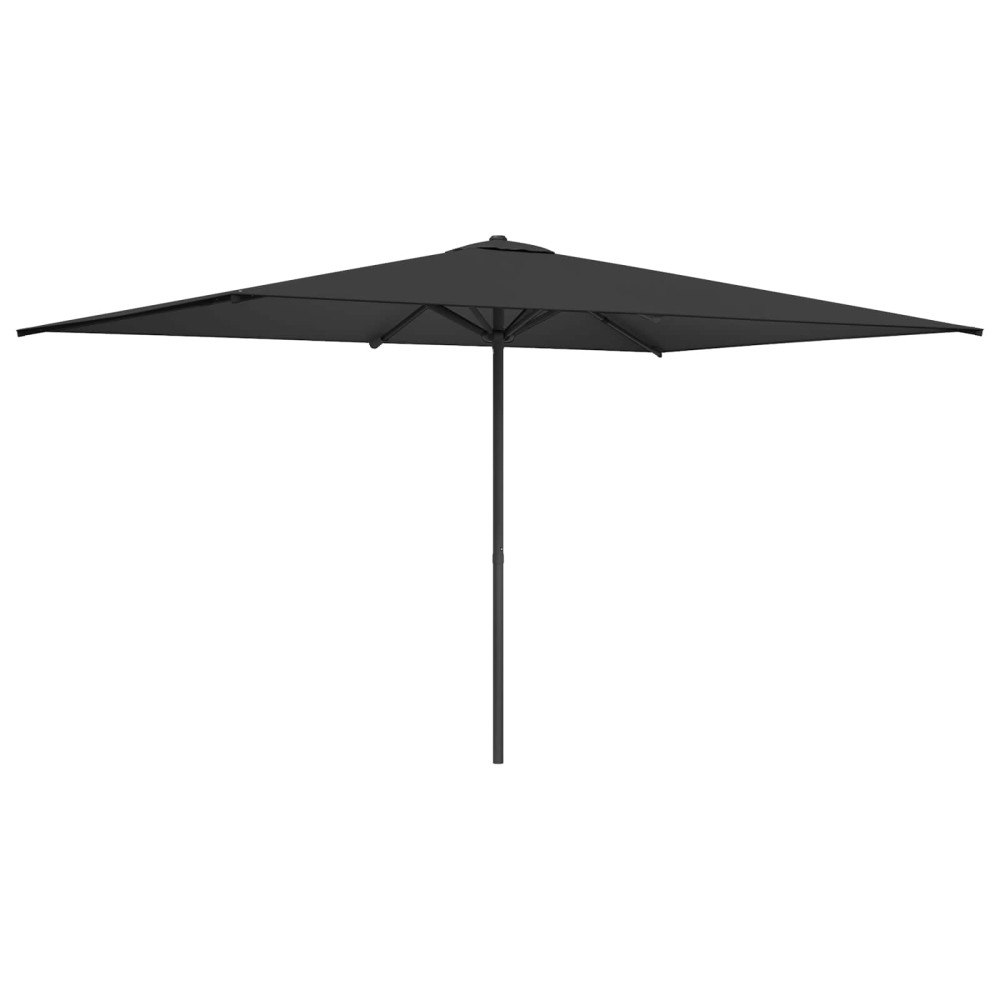 vidaXL Trädgårdsparasol 200 x 300 cm Polyester Rektangulär Antracit