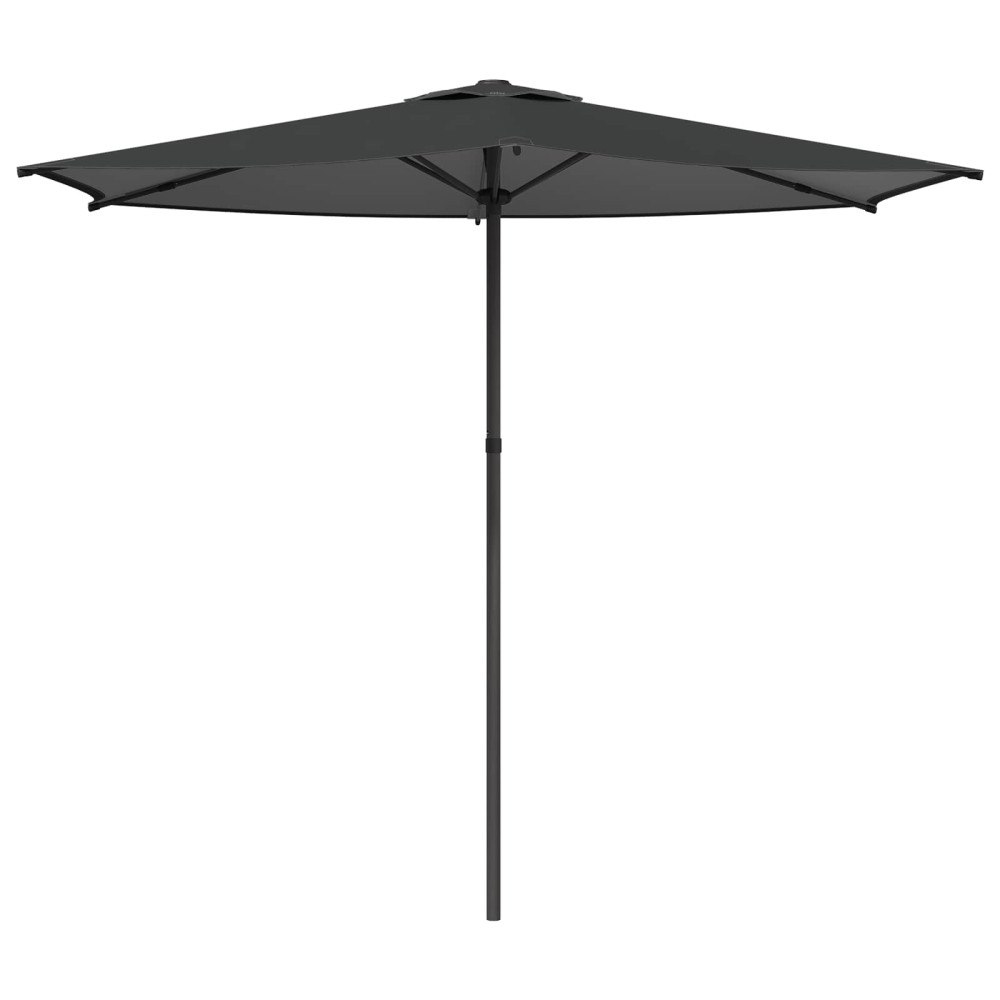 vidaXL Trädgårdsparasol 270 x 270 cm Polyester Rektangulär Antracit
