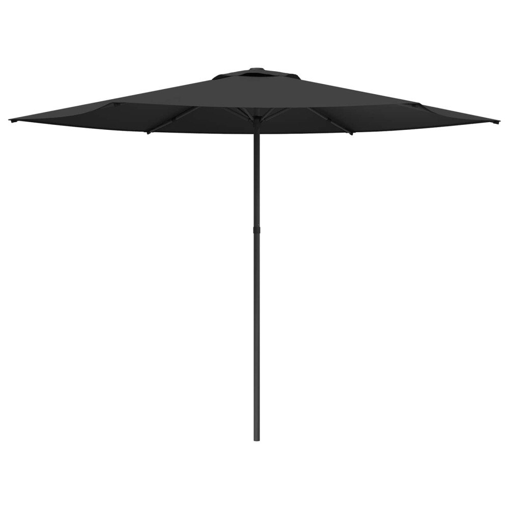 vidaXL Trädgårdsparasol 300 x 300 cm Polyester Rektangulär Antracit