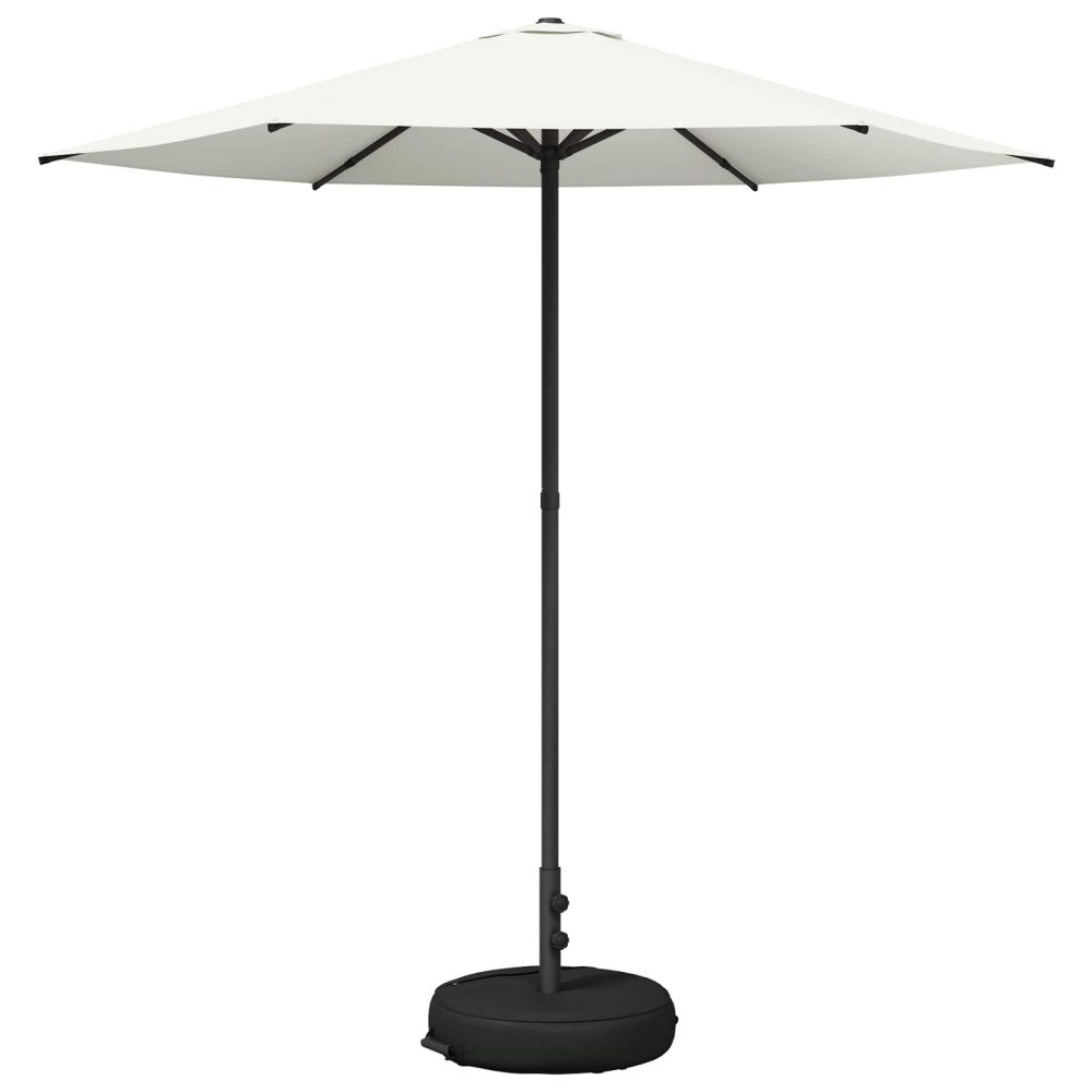 vidaXL Trädgårdsparasol med Ställ 230 x 230 cm Polyester Rektangulär