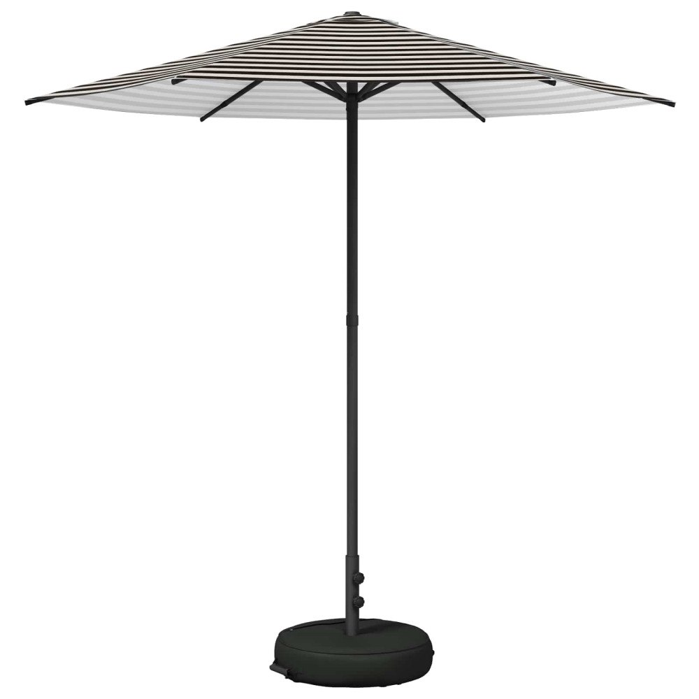 vidaXL Trädgårdsparasol med Ställ 230 x 230 cm Polyester Rektangulär