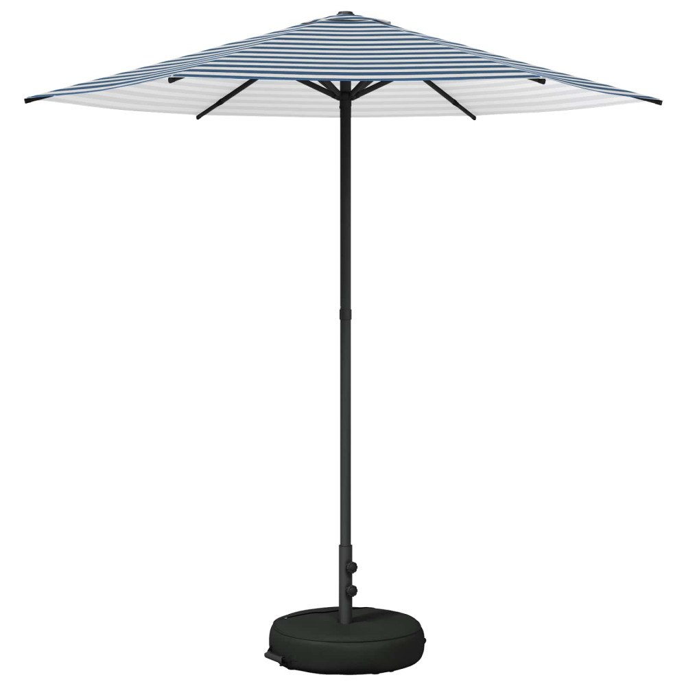 vidaXL Trädgårdsparasol med Ställ 230 x 230 cm Polyester Rektangulär