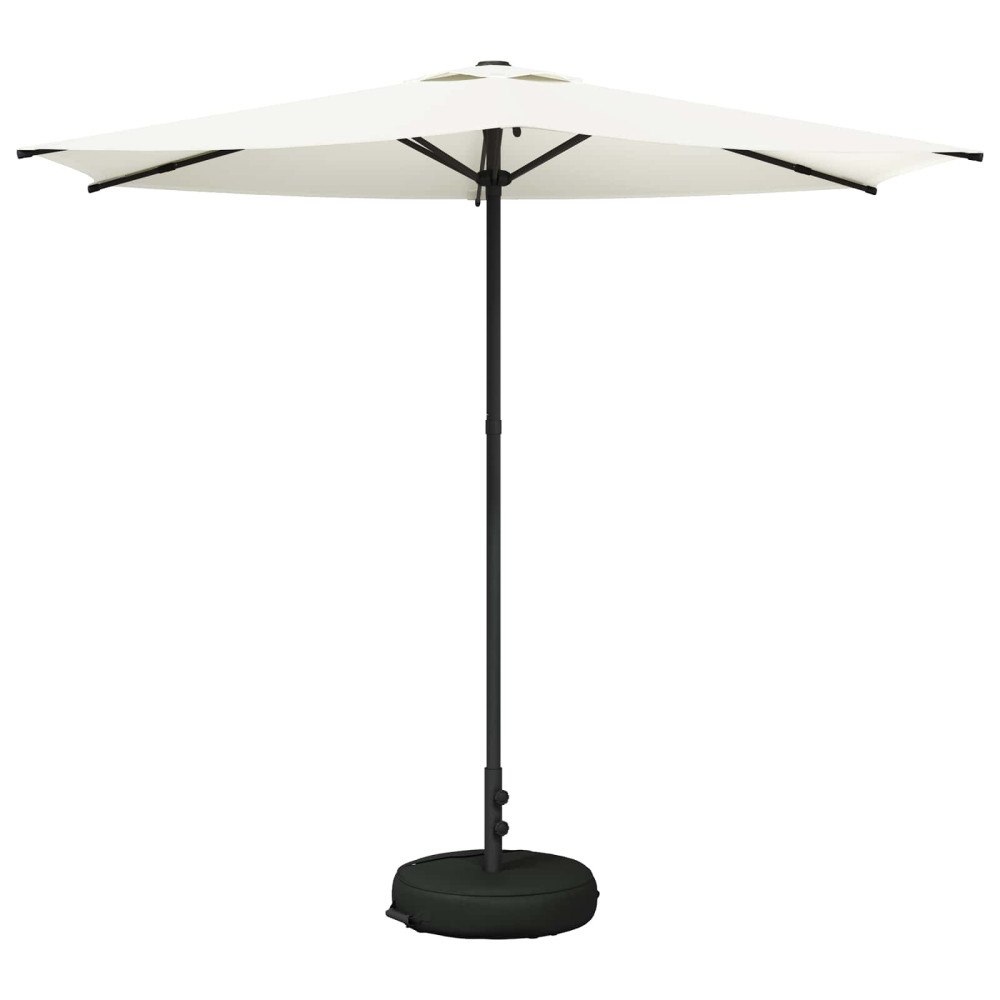 vidaXL Trädgårdsparasol med Ställ 270 x 270 cm Polyester Rektangulär