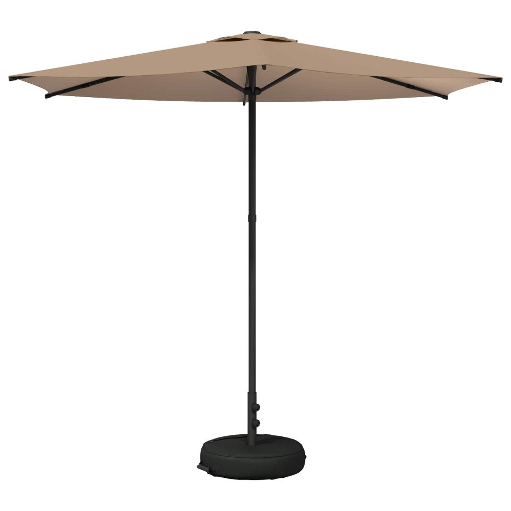 vidaXL Trädgårdsparasol med Ställ 270 x 270 cm Polyester Rektangulär