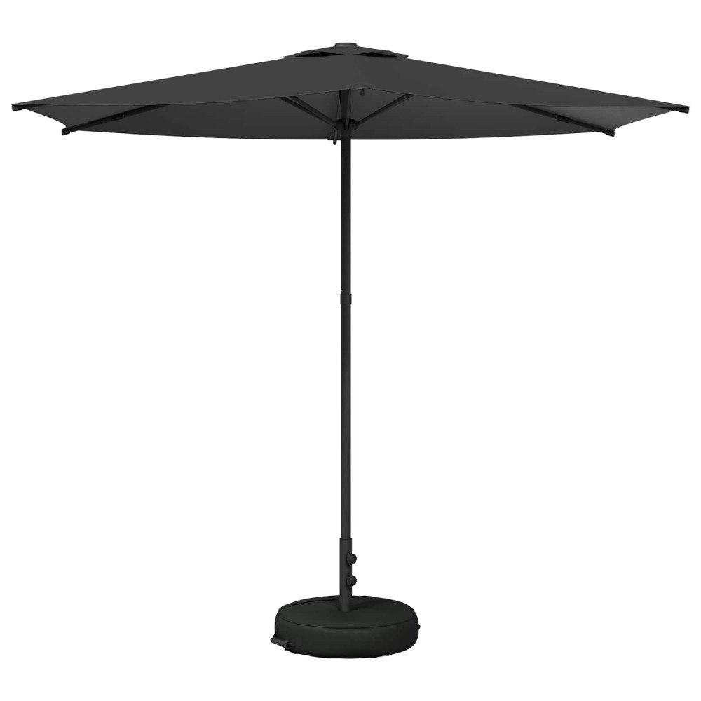 vidaXL Trädgårdsparasol med Ställ 270 x 270 cm Polyester Rektangulär