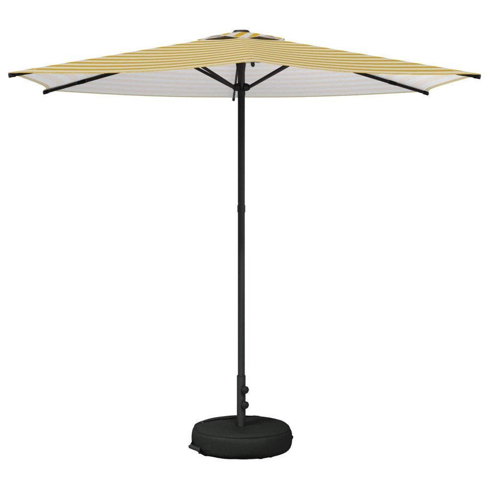 vidaXL Trädgårdsparasol med Ställ 270 x 270 cm Polyester Rektangulär
