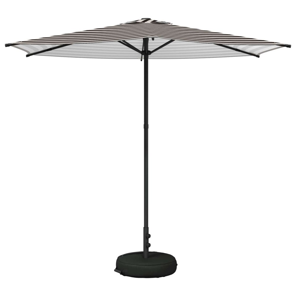 vidaXL Trädgårdsparasol med Ställ 270 x 270 cm Polyester Rektangulär