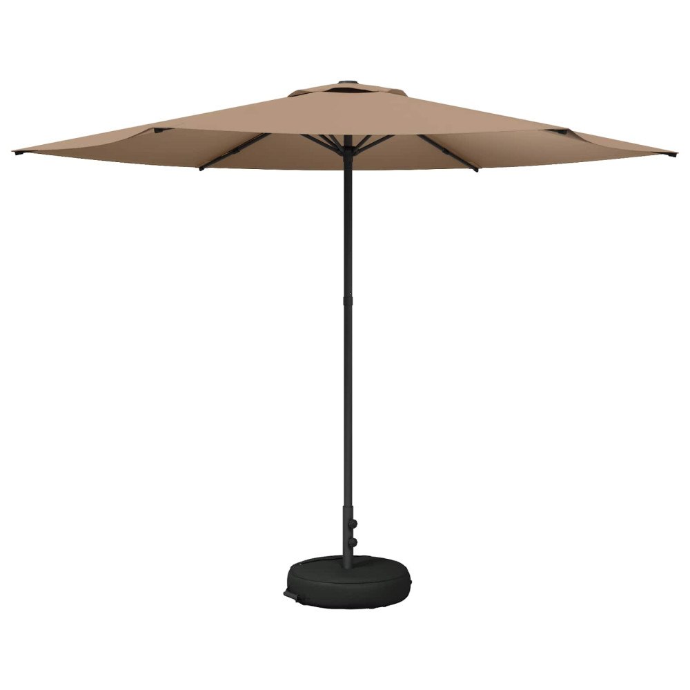 vidaXL Trädgårdsparasol med Ställ 300 x 300 cm Polyester Rektangulär